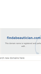 Mobile Screenshot of findabeautician.com